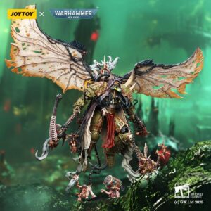 JoyToy JT02564 1/18 Warhammer 40K Mortarion, Daemon Primarch of Nurgle with Ancient weapons 'The Lantern' and 'Silence'