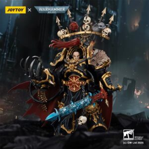 JoyToy JT02922 1/18 Warhammer 40K Black Legion Abaddon the Despoiler with Drach'nyen and the Talon of Horus