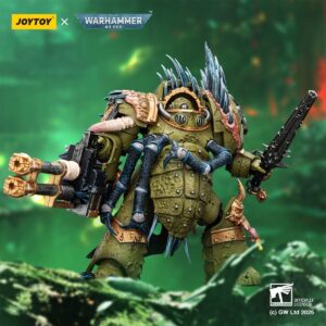 JoyToy JT02861 1/18 Warhammer 40K Death Guard Blightlord Terminator 1 with Reaper Autocannon and Bubotic Blades