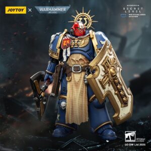 JoyToy JT02786 1/18 Warhammer 40K Ultramarines Metaurus with Power Axe Stormshield and Plasma Pistol