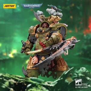 JoyToy JT02588 1/18 Warhammer 40K Death Guard Deathshroud Terminator 1 with Manreaper and Plaguespurter Gauntlet