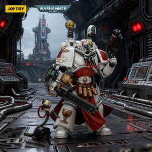 JoyToy JT01789 1/18 Warhammer 40k Blood Angels Sanguinary Priest with Heavy bolt pistol, chainsword and narthecium