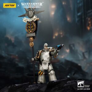 JoyToy JT01765 1/18 Warhammer The Horus Heresy Iron Warriors Command Squad Chosen with Legion Standard