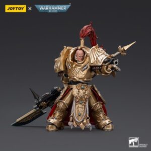 JoyToy JT9244 1/18 Warhammer 40K Adeptus Custodes Allarus Shield-Captain in Allarus Terminator Armour Hydon Seronis 01