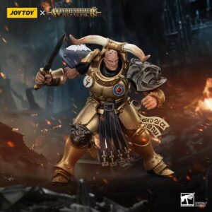 JoyToy JT00928 1/18 Warhammer AGE OF SIGMAR Stormcast Eternals The Blacktalons Rostus Oxenhammer