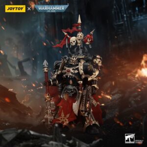 JoyToy JT00997 1/18 Warhammer 40K Chaos Space Marines Black Legion Chosen Champion with Bolter and Power Maul