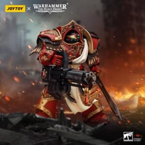 JoyToy JT00294 1/18 Warhammer The Horus Heresy Blood Angels Crimson Paladins Squad Crimson Paladin with Iliastus Assault Cannon