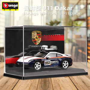 Burago 1/24 Porsche 911 Dakar With Display Case