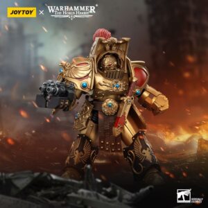 JoyToy JT00744 1/18 Warhammer The Horus Heresy Legio Custodes Aquilon Terminator Squad Aquilon with Lastrum Storm Bolter
