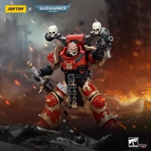 JoyToy JT00560 1/18 Warhammer 40K World Eaters Khorne Berzerker with Eviscerator Chainsword
