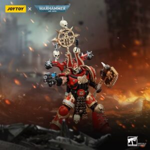 JoyToy JT00546 1/18 Warhammer 40K World Eaters Khorne Berzerker with Berzerker lcon