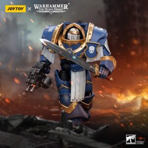 JoyToy JT6953 1/18 Warhammer The Horus Heresy Ultramarines Cataphractii Terminator Squad Sergeant with Power Sword