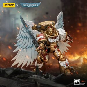 JoyToy JT6298 1/18 Warhammer 40K Blood Angels Sanguinary Guard with Encarmine Sword 1