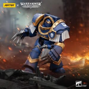 JoyToy JT7394 1/18 Warhammer The Horus Heresy Ultramarines Cataphractii Terminator Squad Terminator with Lightning Claws
