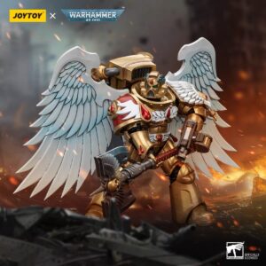 JoyToy JT62501/18 Warhammer 40K Blood Angels Sanguinary Guard with Encarmine Axe