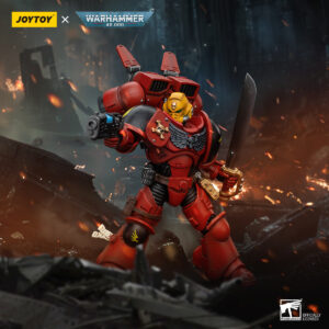 JoyToy JT7370 1/18 Warhammer 40K Blood Angels Jump Pack Intercessors Sergeant with Plasma Pistol