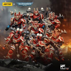 JoyToy JT00591 1/18 Warhammer 40K World Eaters Khorne Set of Ten