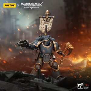 JoyToy JT7509 1/18 Warhammer The Horus Heresy Space Wolves Grey Slayer Pack Grey Slayer With Legion Vexilla