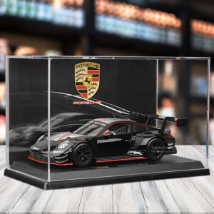 Burago 1/24 Porsche 911 GT3 R Black With Display Case