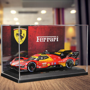 Burago 1/24 Ferrari 499P LEMANS Winner Version with Display Case