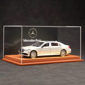 1/24 Benz E300L With Lighted Leather Display Case