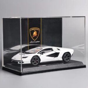 Burago 1/24 Lamborghini Countach LPI 800 White With Display Case