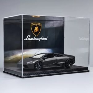 1/18 Lamborghini Reventon Matte Black With Display Case