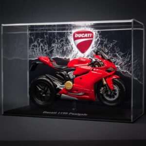 1/12 Ducati 1199 Panigale Motorcycle with Display Case