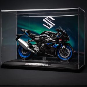 1/12 Suzuki GSX-R1000 Motorcycle with Display Case