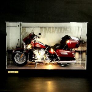 1/12 Harley Davidson Motorcycle With lighted Display Case