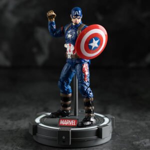 ZD Toys Marvel Avengers 7''Captain American 1601-01 with Led Display Base