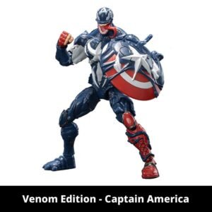 ZD Toys 1/10 Venomized Series Figure 7‘’ Captain America