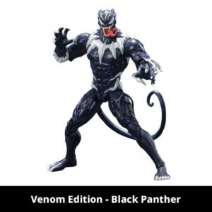 ZD Toys 1/10 Venomized Series Figure 7‘’ Black Panther