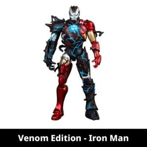 ZD Toys 1/10 Venomized Series Figure 7'' Iron Man