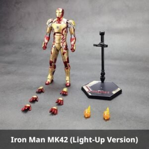 ZD Toys 1/10 Scale Iron Man Mark 42 Led Version
