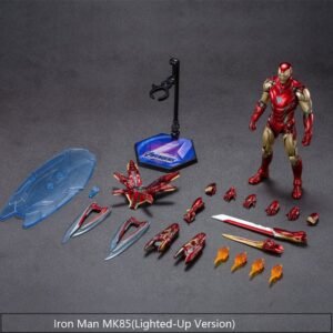 ZD Toys 1/10 Scale Iron Man Mark 85 Led Version With Shield and Wings