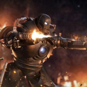 ZD Toys 1/10 Iron Man Figure 9'' Iron Monger Luminous Version