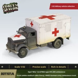 Forces Of Valor FOV-801101A 1/32 Opel-Blitz Kfz.305 Ambulance Truck(WWII German Army)