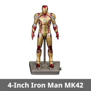 ZD Toys Marvel 4 Inch Iron Man MK42 With Display Stand
