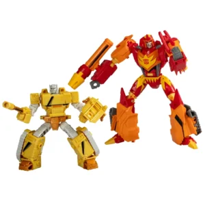 Hasbro Transformers 40th Comic Series  Emirate Xaaron and Autobot Flame