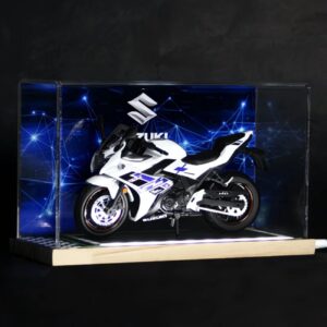 1/12 Suzuki GSX-250R Motorcycle with Lighted Display Case
