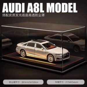 1/24 Audi A8L with Lighted Leather Display Case