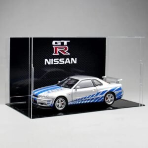 1/24 Nissan GTR R34 With Display Case