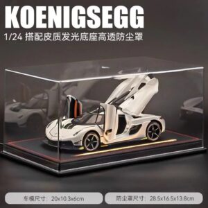1/24 Koenigsegg Jesko With Lighted Leather Case