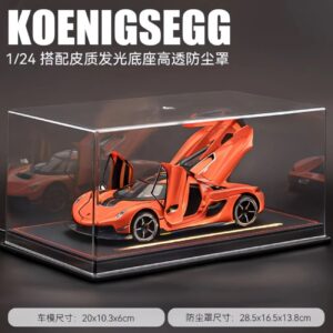 1/24 Koenigsegg Jesko With Lighted Leather Case