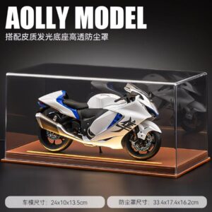 1/9 Suzuki Hayabusa Motorcycle With Display Case