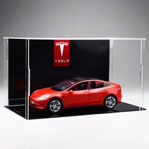 1/24 Tesla Model 3 With Display Case
